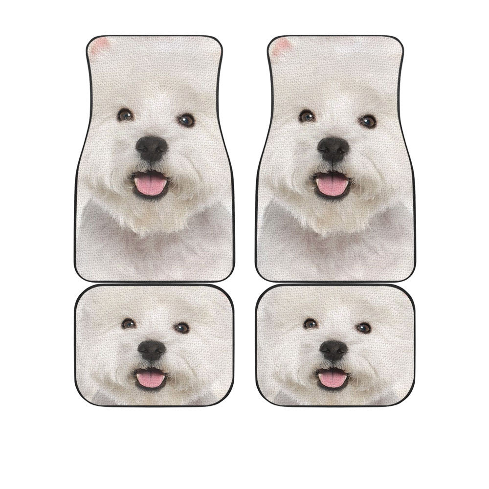 West Highland White Terrier Funny Face Car Floor Mats 119