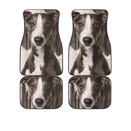 Whippet Funny Face Car Floor Mats 119