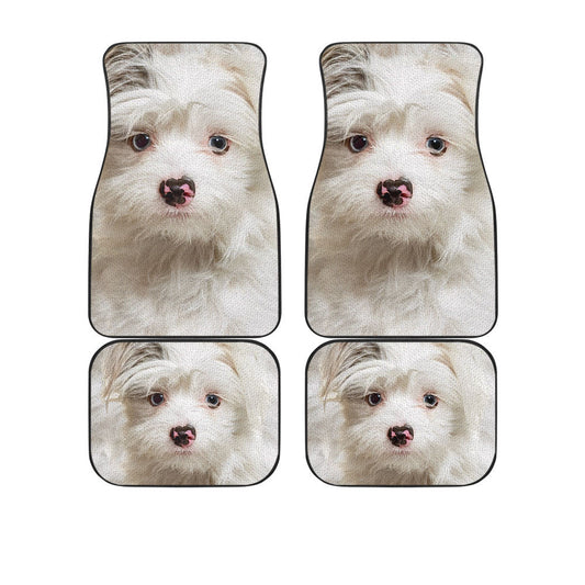 Yorkie Pom Funny Face Car Floor Mats 119