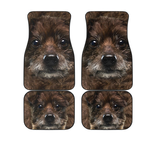 Yorkie-Poo Funny Face Car Floor Mats 119