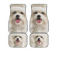 Maltese Funny Face Car Floor Mats 119