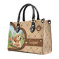 Golden Retriever Lover Leather Bag