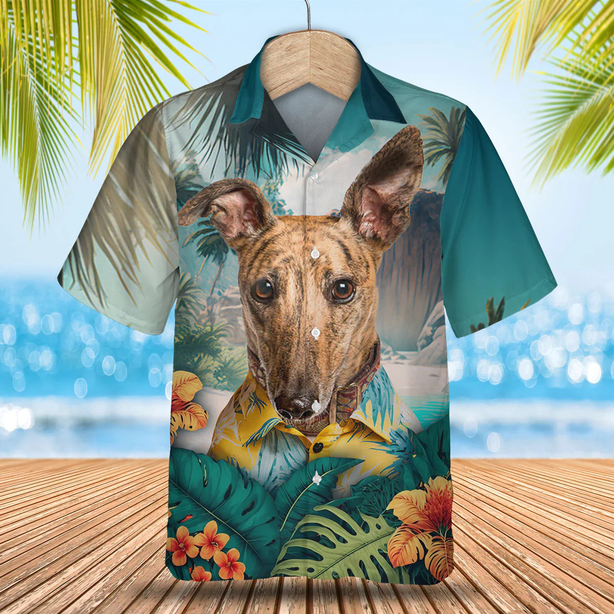 Whippet - 3D Tropical Hawaiian Shirt