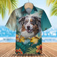 Australian Shepherd AI - 3D Tropical Hawaiian Shirt
