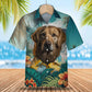 Golden Retriever - 3D Tropical Hawaiian Shirt