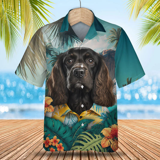 Cocker Spaniel - 3D Tropical Hawaiian Shirt