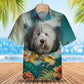 Old English Sheepdog - 3D Tropical Hawaiian Shirt