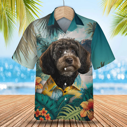 Cockapoo - 3D Tropical Hawaiian Shirt