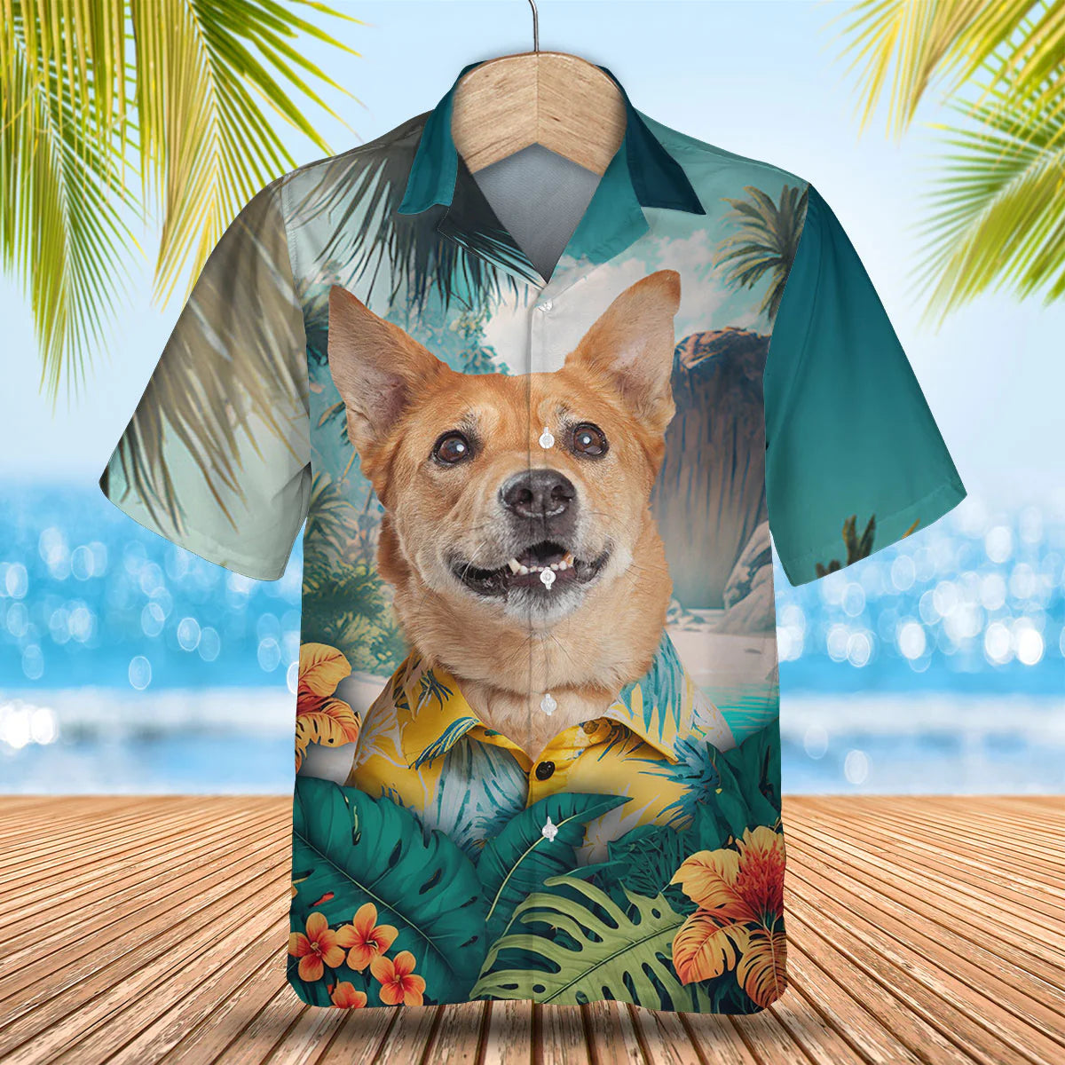 Carolina Dog - 3D Tropical Hawaiian Shirt