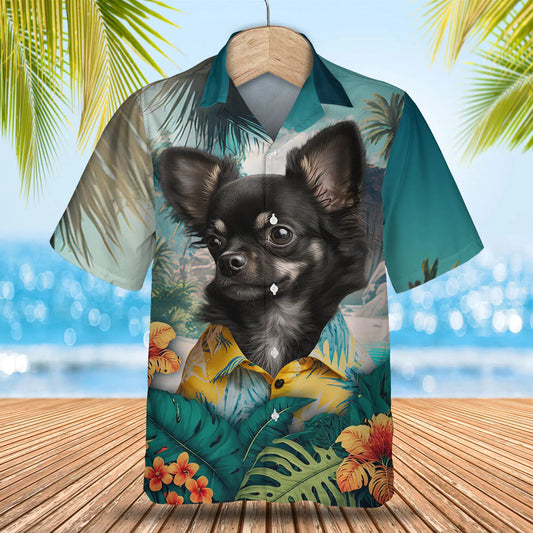 Chihuahua 3 AI - 3D Tropical Hawaiian Shirt