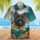 Cairn Terrier - 3D Tropical Hawaiian Shirt