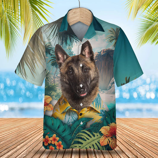 Belgian Shepherd - 3D Tropical Hawaiian Shirt