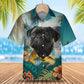 Pug - 3D Tropical Hawaiian Shirt