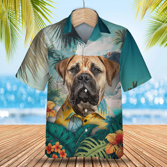 Mastiff - 3D Tropical Hawaiian Shirt
