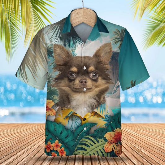 Chihuahua - 3D Tropical Hawaiian Shirt