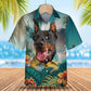Doberman Pinscher - 3D Tropical Hawaiian Shirt