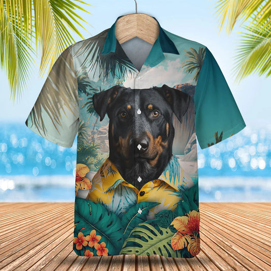 Beauceron AI - 3D Tropical Hawaiian Shirt