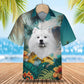 American Eskimo - 3D Tropical Hawaiian Shirt