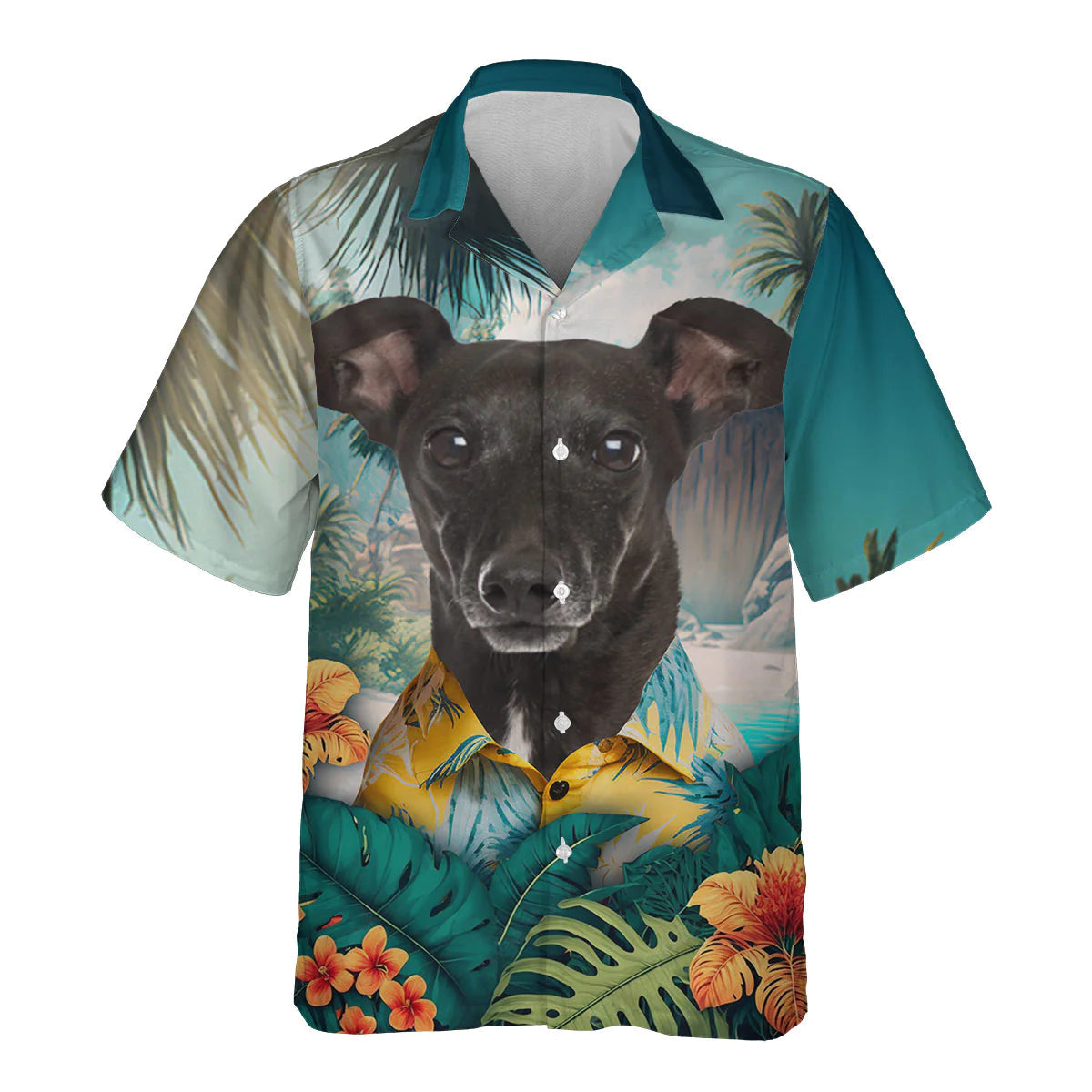 Greyhound - 3D Tropical Hawaiian Shirt