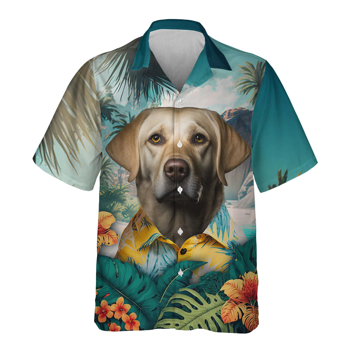 Labrador Retriever 2 - 3D Tropical Hawaiian Shirt