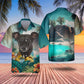 Greyhound - 3D Tropical Hawaiian Shirt