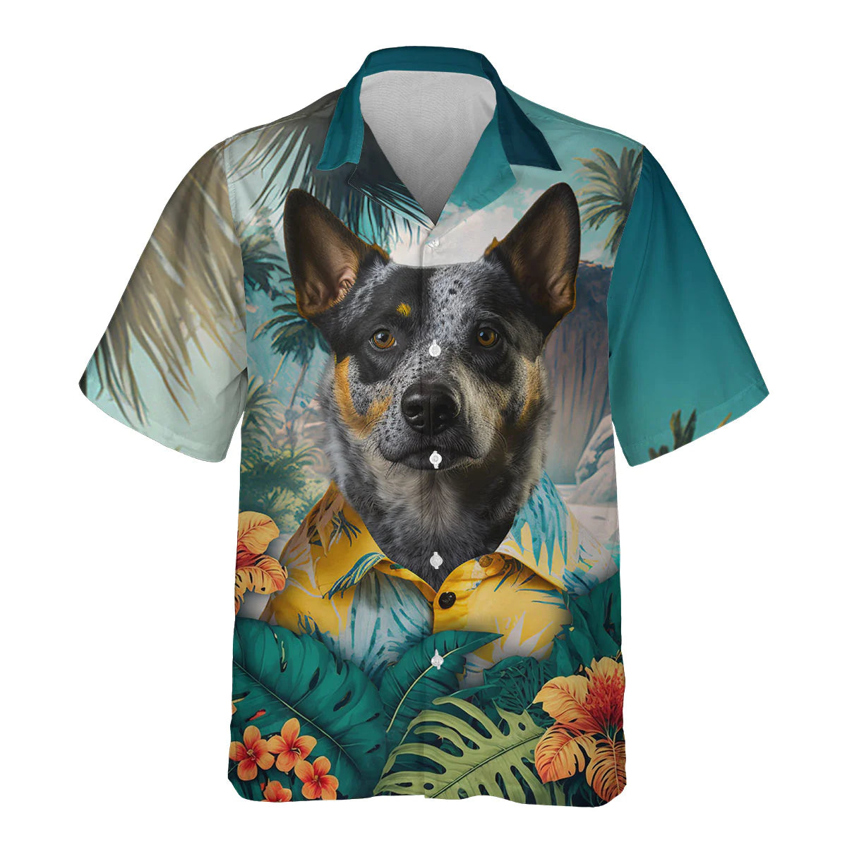 Australian Cattle AI - 3D Tropical Hawaiian Shirt