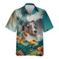 Australian Shepherd - 3D Tropical Hawaiian Shirt