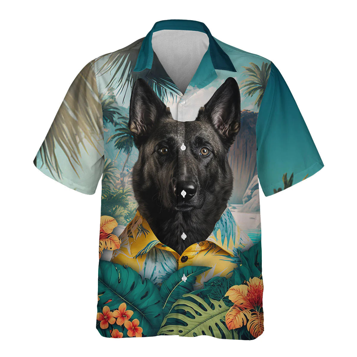 Dutch Shepherd - 3D Tropical Hawaiian Shirt