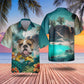 Bulldog - 3D Tropical Hawaiian Shirt