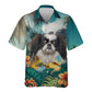 Japanese Chin - 3D Tropical Hawaiian Shirt