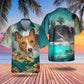 Basenji - 3D Tropical Hawaiian Shirt