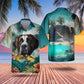 Saint Bernard - 3D Tropical Hawaiian Shirt