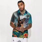 German Shepherd Dog - 3D Tropical Hawaiian Shirt