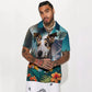 Fox Terrier - 3D Tropical Hawaiian Shirt