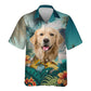 Golden Retriever - 3D Tropical Hawaiian Shirt