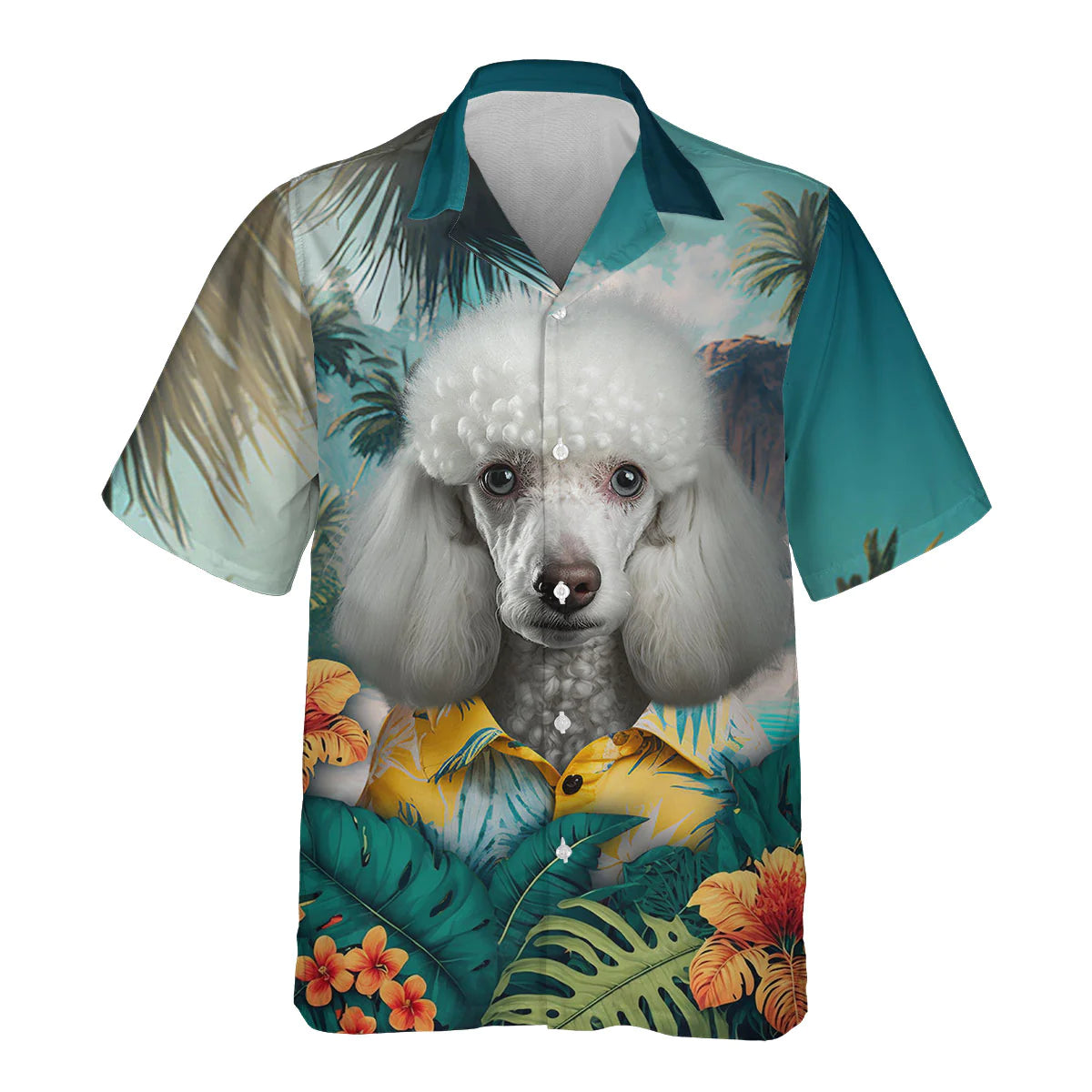 Poodle 1 - 3D Tropical Hawaiian Shirt