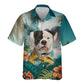 American Bulldog - 3D Tropical Hawaiian Shirt