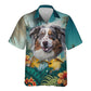 Australian Shepherd AI - 3D Tropical Hawaiian Shirt