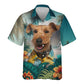 Airedale Terrier - 3D Tropical Hawaiian Shirt