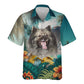 Keeshond - 3D Tropical Hawaiian Shirt