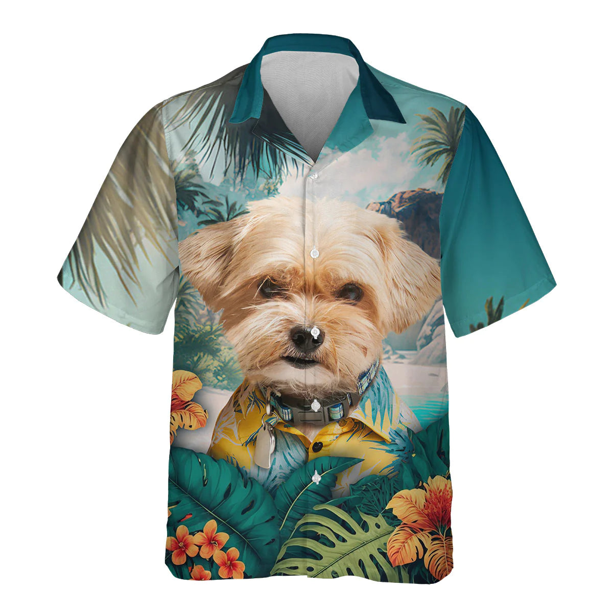 Shorkie - 3D Tropical Hawaiian Shirt