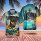 Jagdterrier - 3D Tropical Hawaiian Shirt