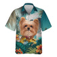 Yorkie Pom - 3D Tropical Hawaiian Shirt