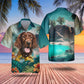 Irish Setter - 3D Tropical Hawaiian Shirt