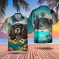 Cavalier King Charles Spaniel AI - 3D Tropical Hawaiian Shirt