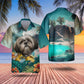 Lhasa Apso - 3D Tropical Hawaiian Shirt