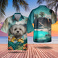 Maltese - 3D Tropical Hawaiian Shirt