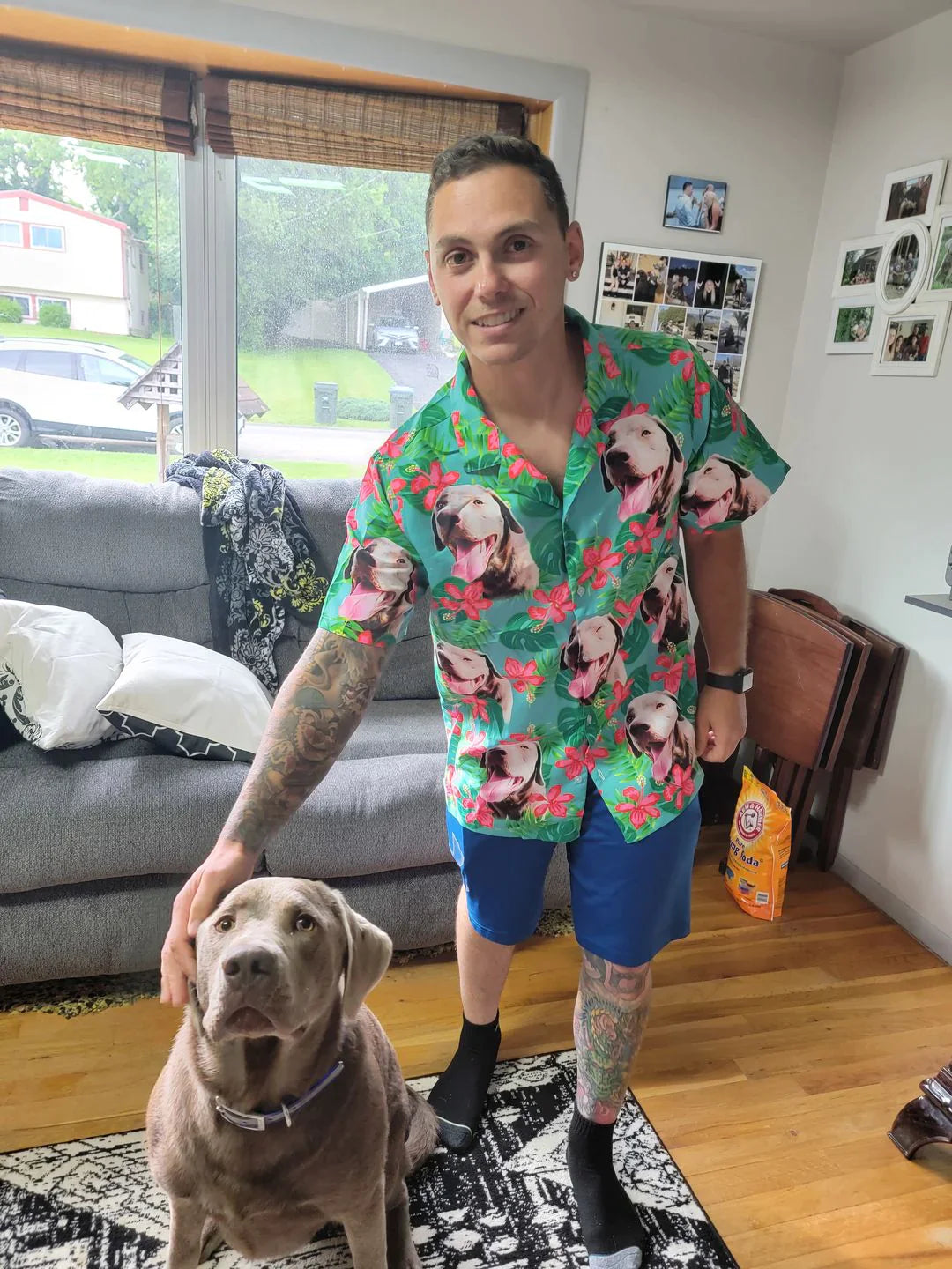 Custom Hawaiian Shirt For Dog Lovers | Personalized Puppy Lovers Gift