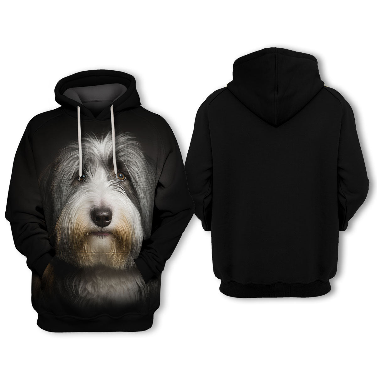 Bearded Collie - Unisex 3D Graphic Hoodie