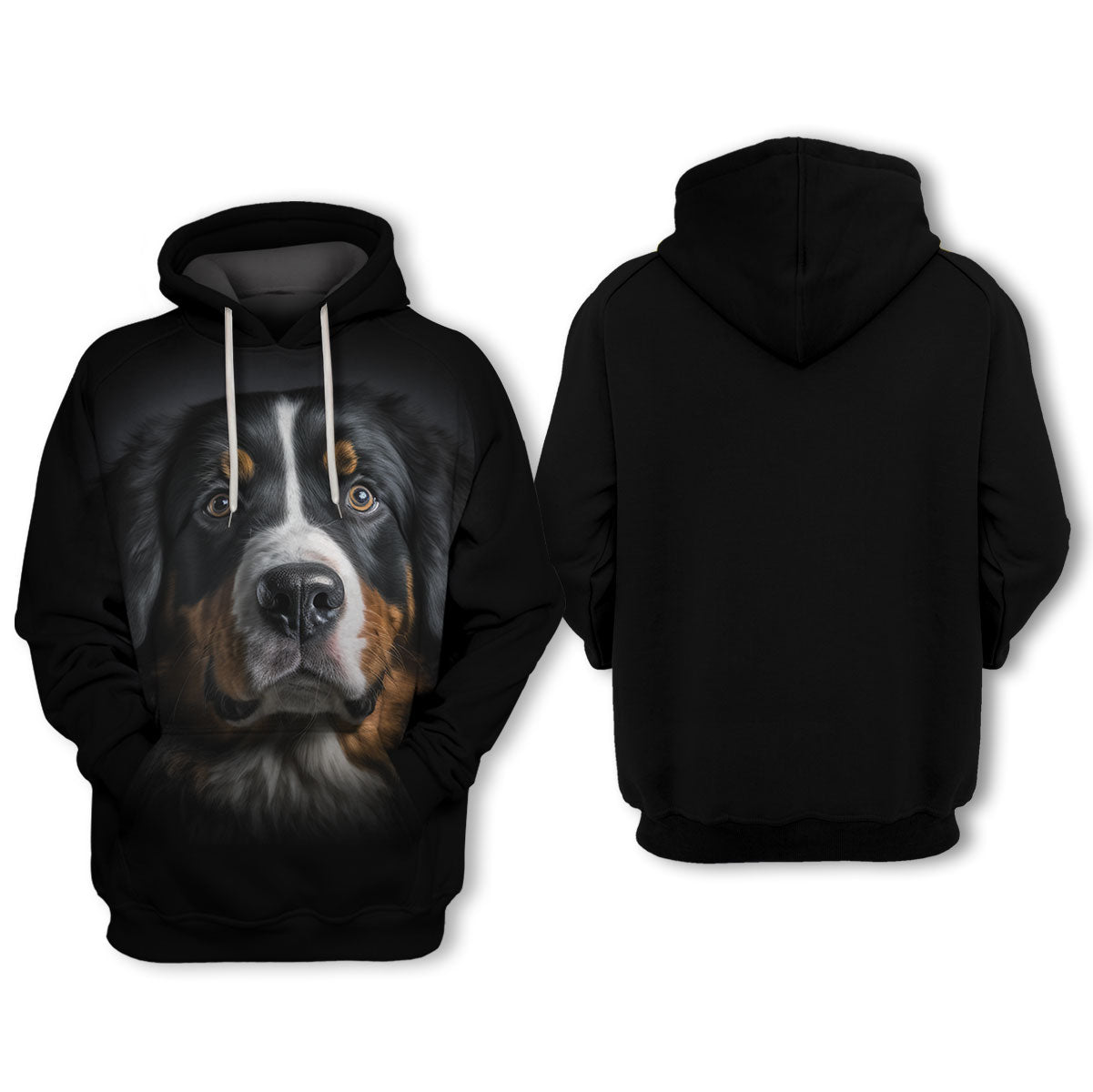 Bernese Mountain - Unisex 3D Graphic Hoodie